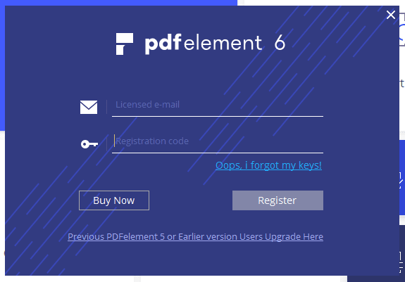pdfelement 6 pro licensed email and registration code
