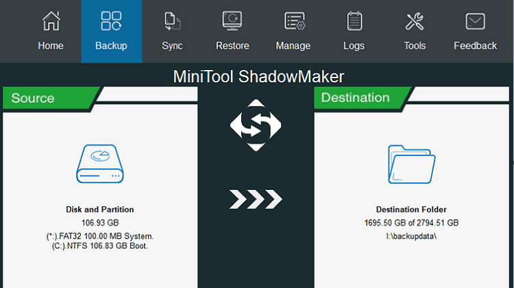 MiniTool ShadowMaker 4.2.0 free downloads